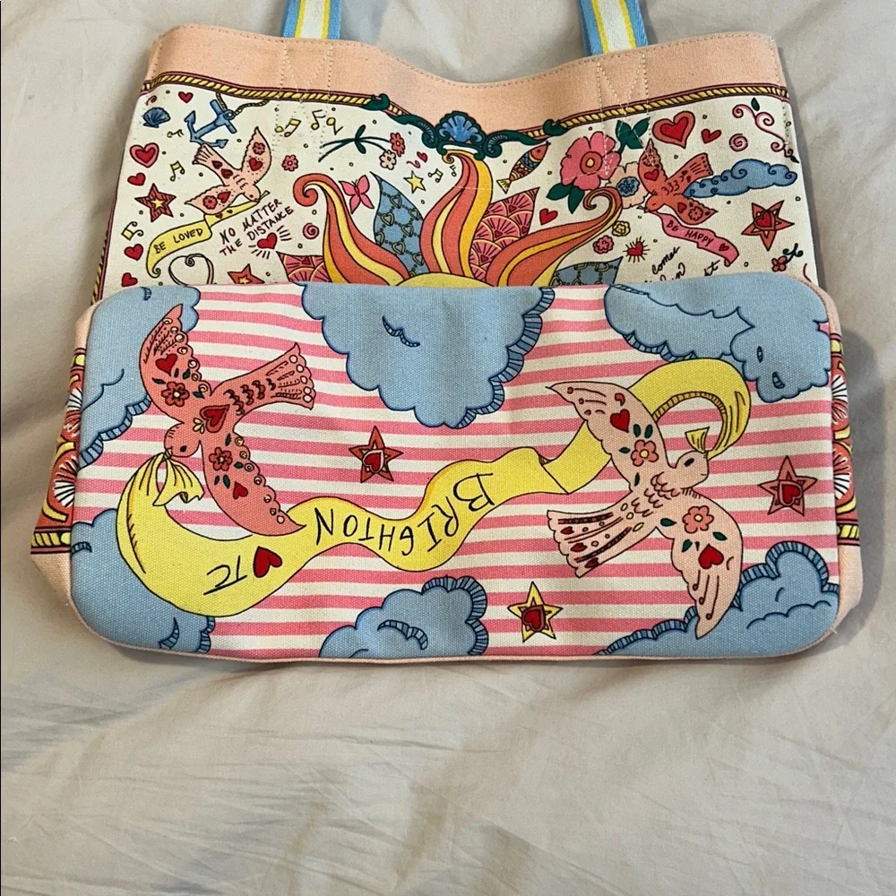 Brighton Mermaid Siren’s Song Canvas Limited Edition Fashionista Tote